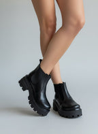 Borcego Desmontable 2 en 1 Tulum Eco-cuero Negro